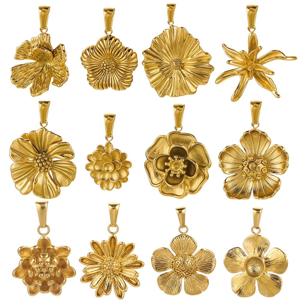 Ethnic Fashion Collection - 2 PCS Lot Stainless Steel Charms