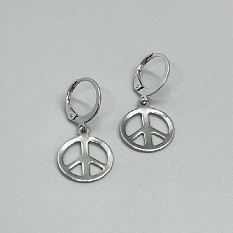 Stainless Steel PEACE SIGN Lev - Go Ethnic Fashion review and price