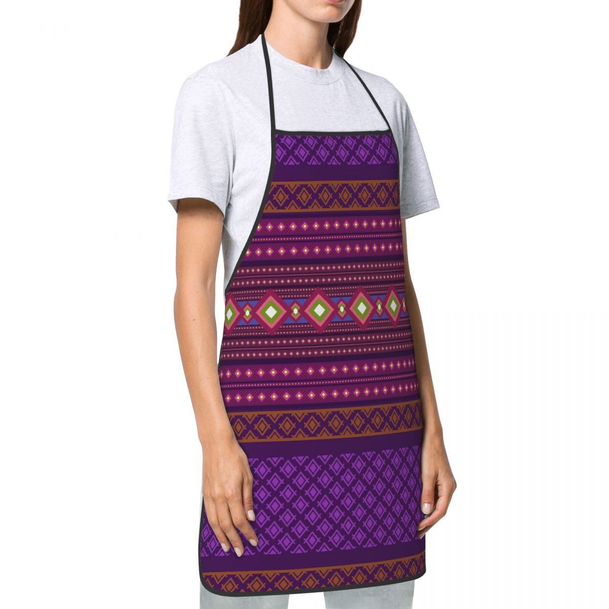 Custom Bib Ikat Geometric Trib - Ikat Woven Fabric review and price