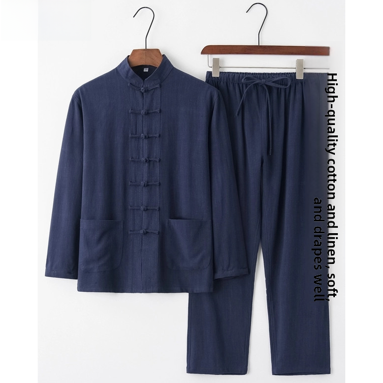 Summer Cotton Linen Youth Hanf - Fashion Ethnic Wear For Men review and price