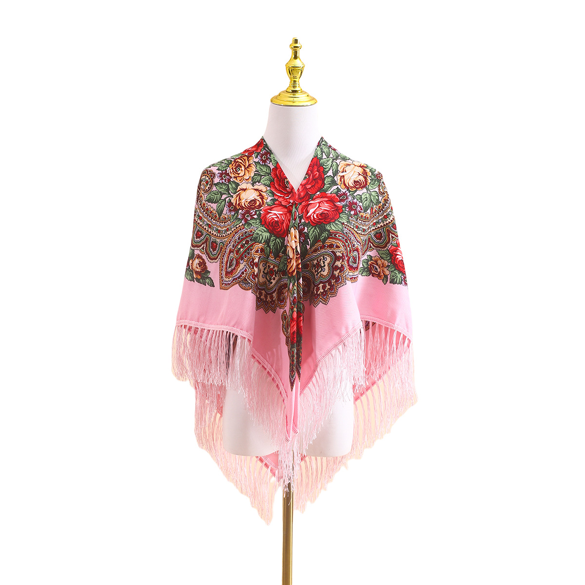 110cm  Russian Ethnic Shawl fo - Go Ethnic Fashion review and price