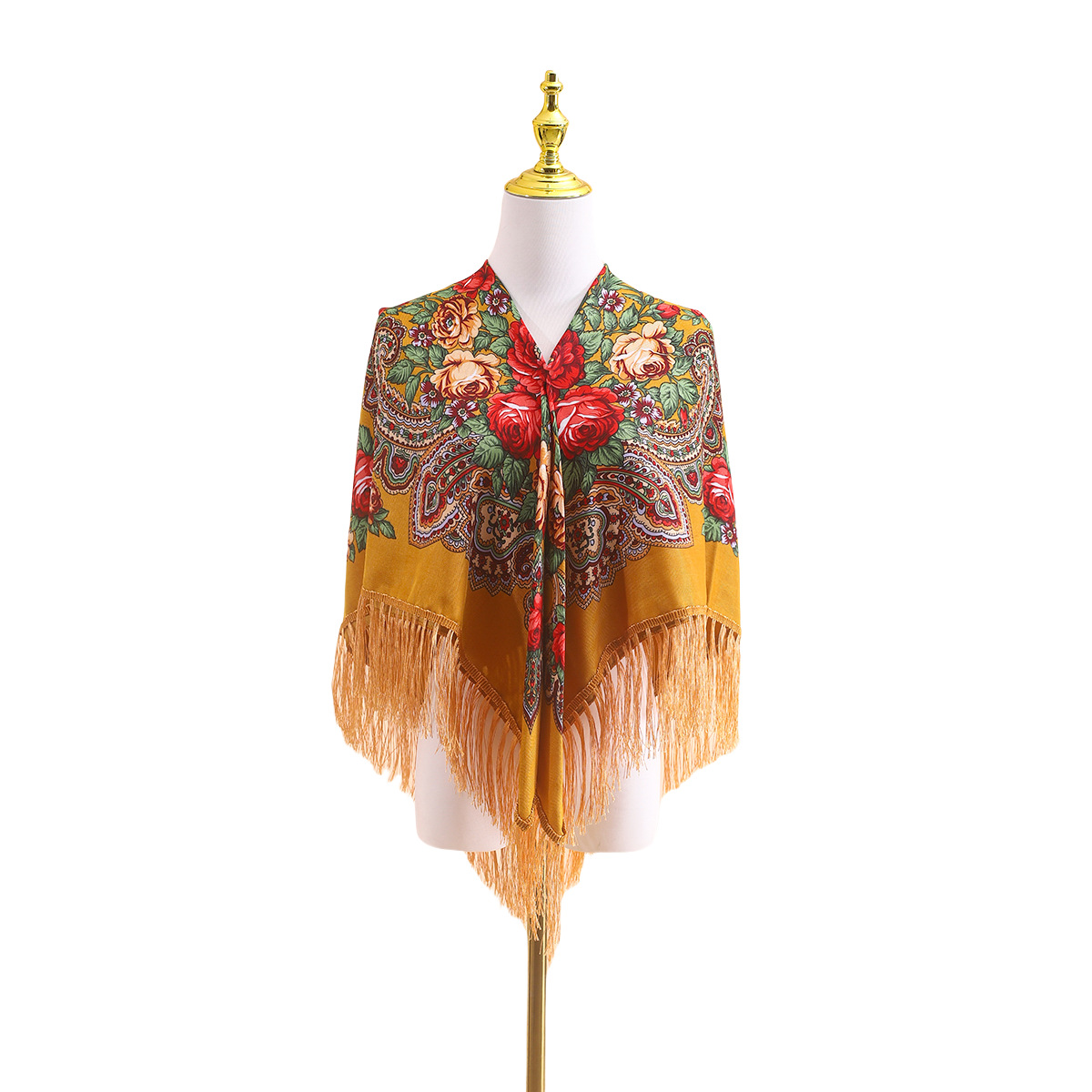 110cm  Russian Ethnic Shawl fo - Go Ethnic Fashion review and price