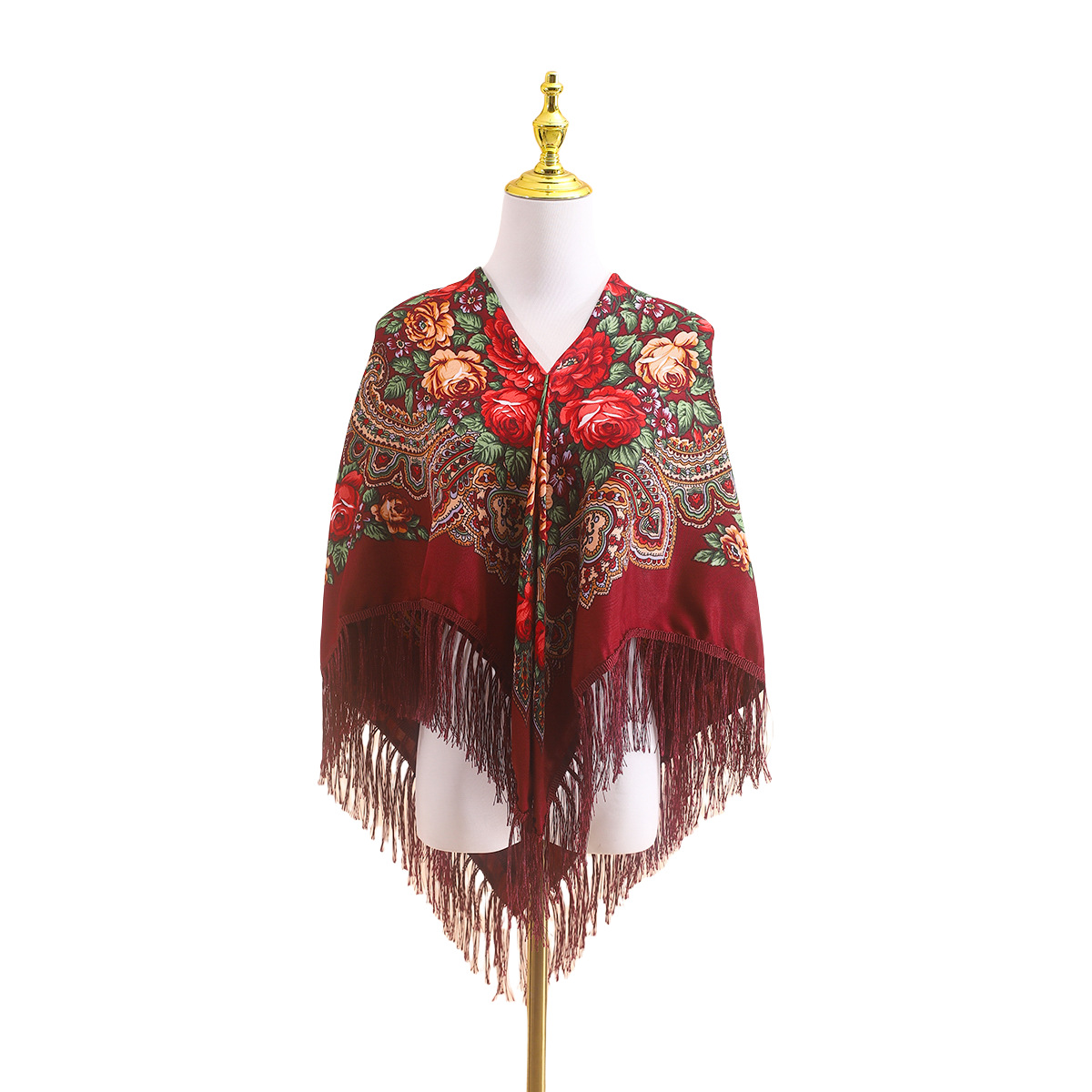 110cm  Russian Ethnic Shawl fo - Go Ethnic Fashion review and price